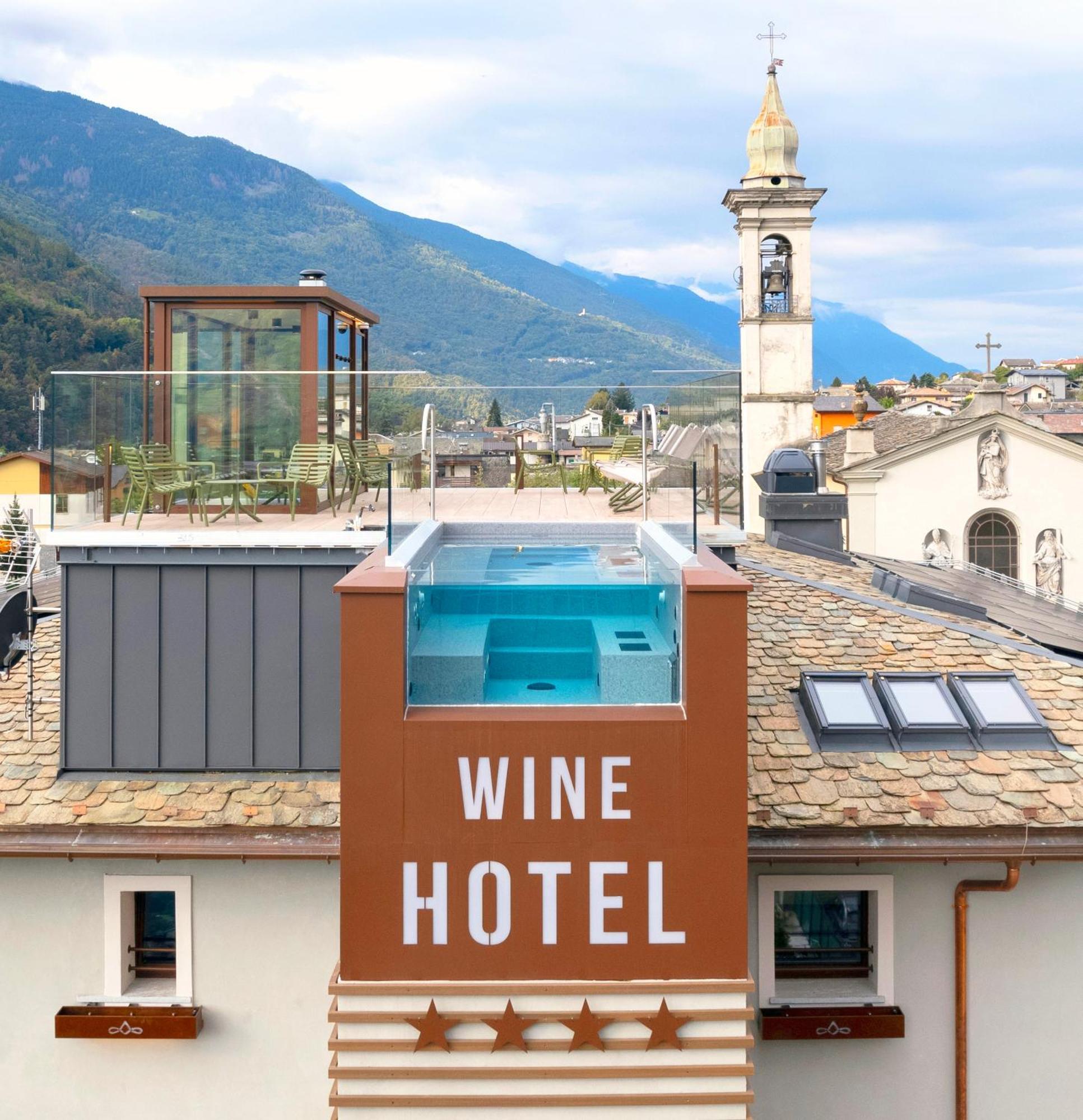 Wine Hotel San Carlo - Relais & Spa - Boutique Hotel Chiuro Buitenkant foto